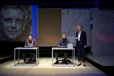 Oliver Johnstone, Enyi Okoronkwo, and Sarah Woodward Photo