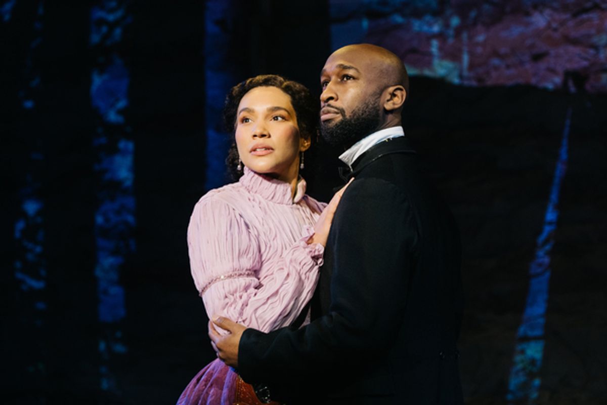 Emmy Raver-Lampman and Donald Webber Jr. at 