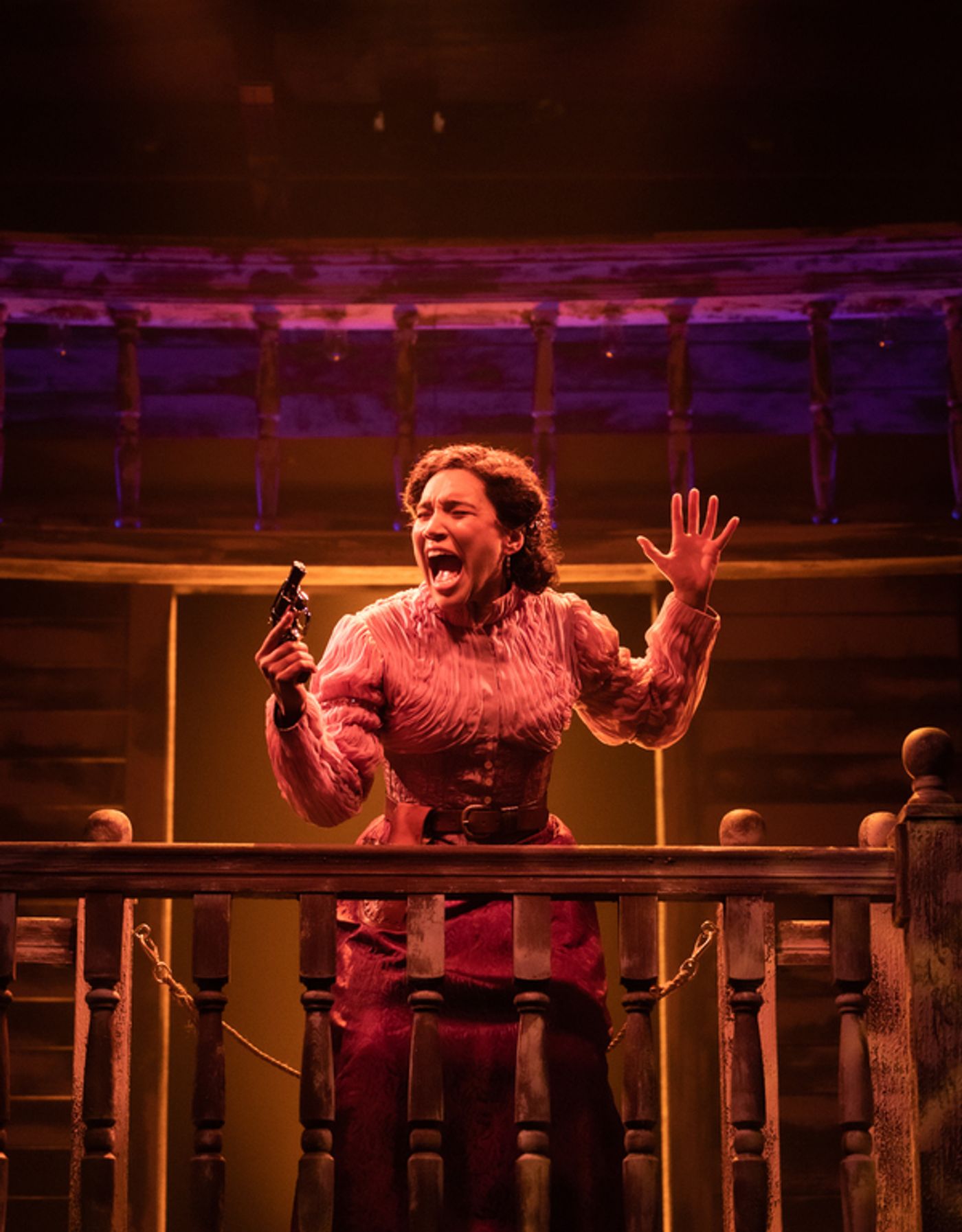 Photo Flash: First Look at Solea Pfeiffer, Emmy Raver-Lampman, and the Cast of GUN & POWDER at SIgnature Theatre  Image