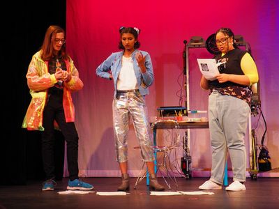 Brian Pember, Nina Jayashankar and Gina Martin Photo