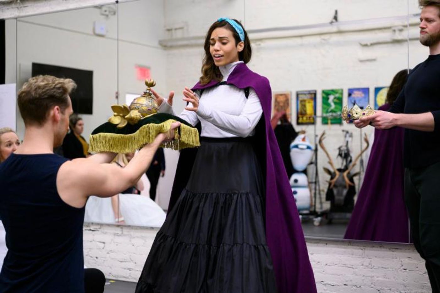 Photo Flash: Ciara Renée, McKenzie Kurtz, and Ryan McCartan Rehearse for FROZEN! Photo Flash: Ciara Renée, McKenzie Kurtz, and Ryan McCartan Rehearse for FROZEN! Image