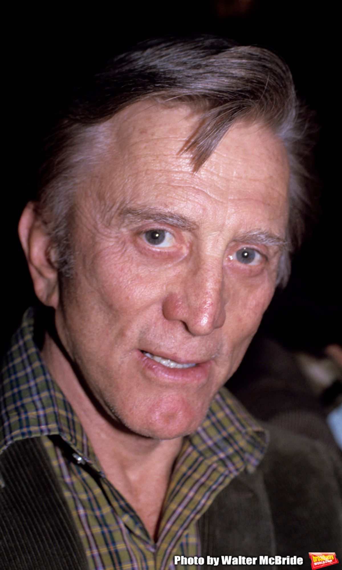 Kirk Douglas attending a Broadway show on April 1, 1981 in New York City. at 