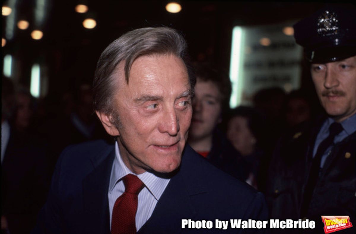 Kirk Douglas aattending a Gala at Lincoln Center on February 1, 1989 in New York City. at 