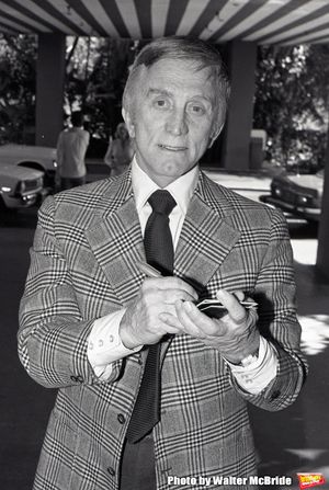 Kirk Douglas attends A.T.A.S. at the Beverly Hills Hotel on February 1, 1982 in Bever Photo