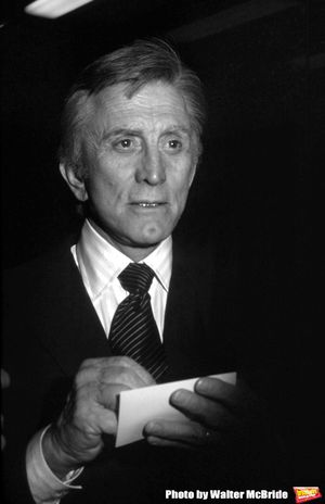 Kirk Douglas attending a Broadway show on May 1, 1980 in New York City. Photo
