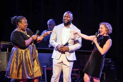 Lisa and Ty Montgomery and Anika Larsen Photo