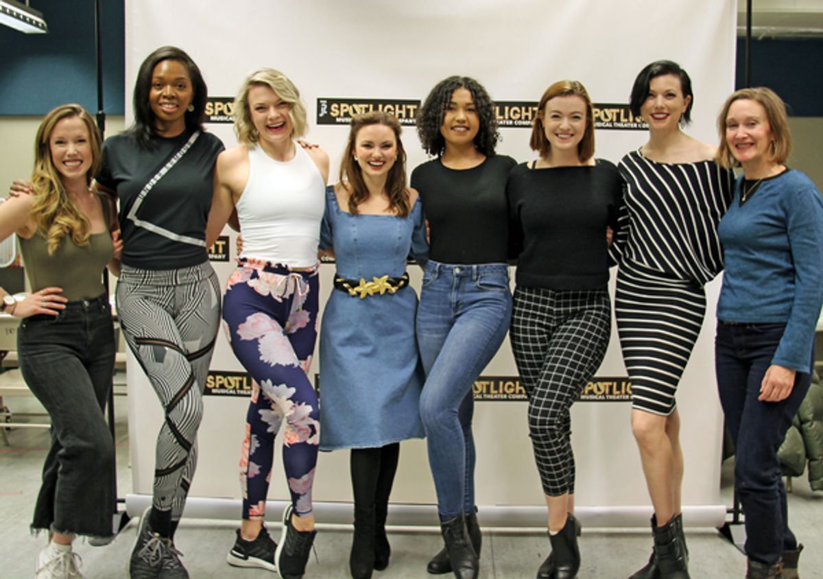 Anne Weschler, Ashlee Lee, Heather Klobukowski, Annabelle Fox,
Keyonna Knight, Emilee Theno, Anne Otto, Sandy York at 