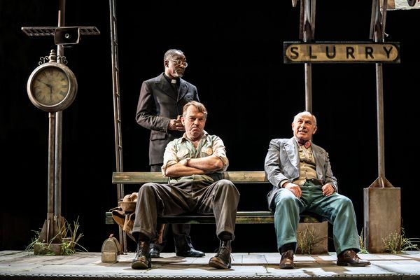 Joseph Mydell, Hugo Weaving and Nicholas Woodeson
 Photo