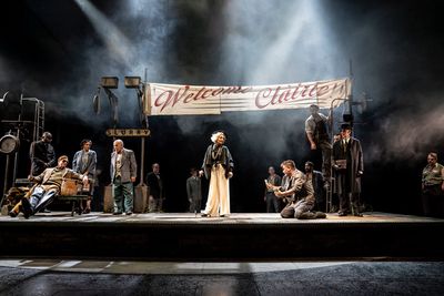 Company and Lesley Manville 
 Photo