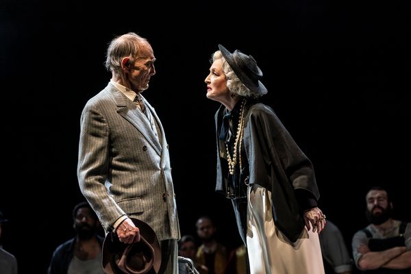 Garrick Hagon and Lesley Manville
 Photo