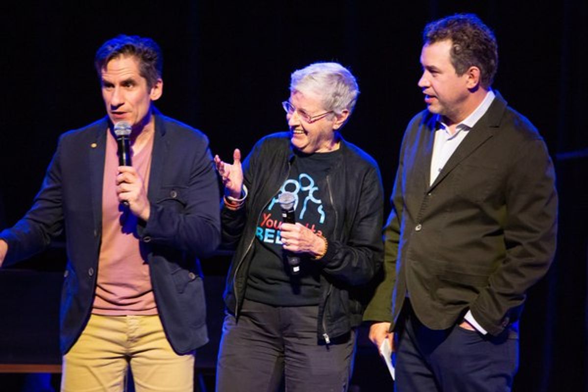 Seth Rudetsky, Mary Keane, James Wesley
 at 