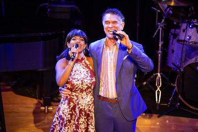 Brian Stokes Mitchell and Ta'Nika Gibson Photo