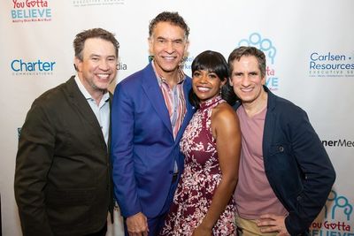 James Wesley, Brian Stokes Mitchell, Ta'Nika Gibson, Seth Rudetsky.
 Photo