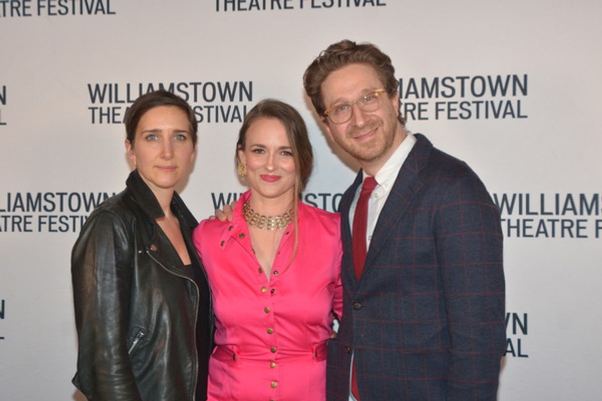 Tyne Rafaell, Dawn Landes and Daniel Goldstein at 