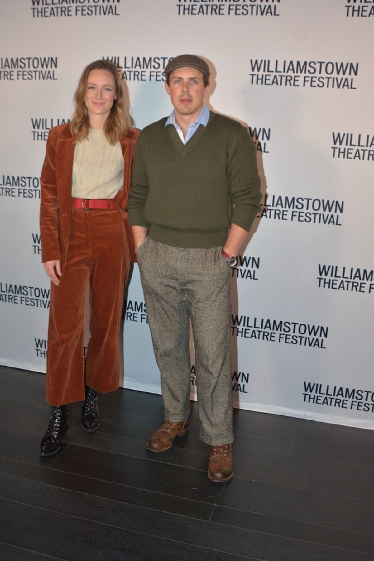 Kerry Bishe and Chris Lowell at 