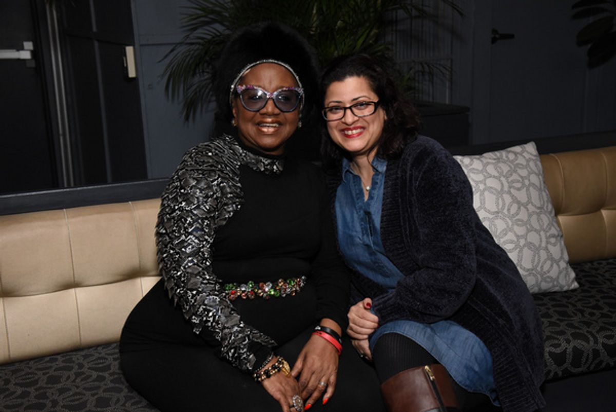 Irene Gandy and Malini Singh McDonald at 