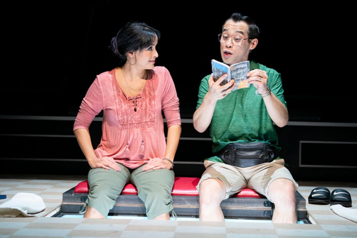 Courtney Reed and Joe Ngo at 