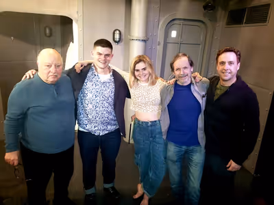 William Mastrosimone, Tristan Biber, McKenna Harrington, William Roudebush, Christoph Photo
