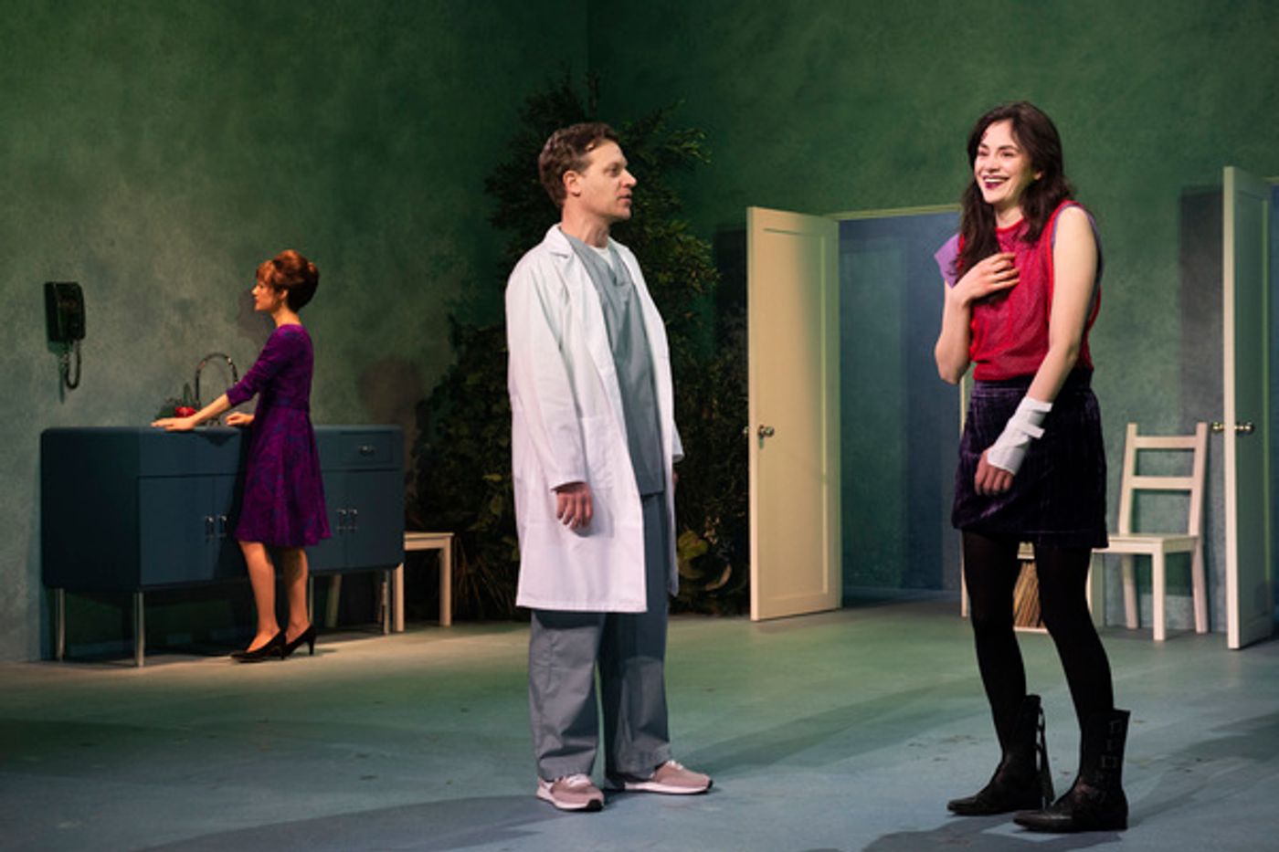 Photo Flash: Jason Babinsky, Carla Gugino and More in Atlantic Theater Company's ANATOMY OF A SUICIDE  Image