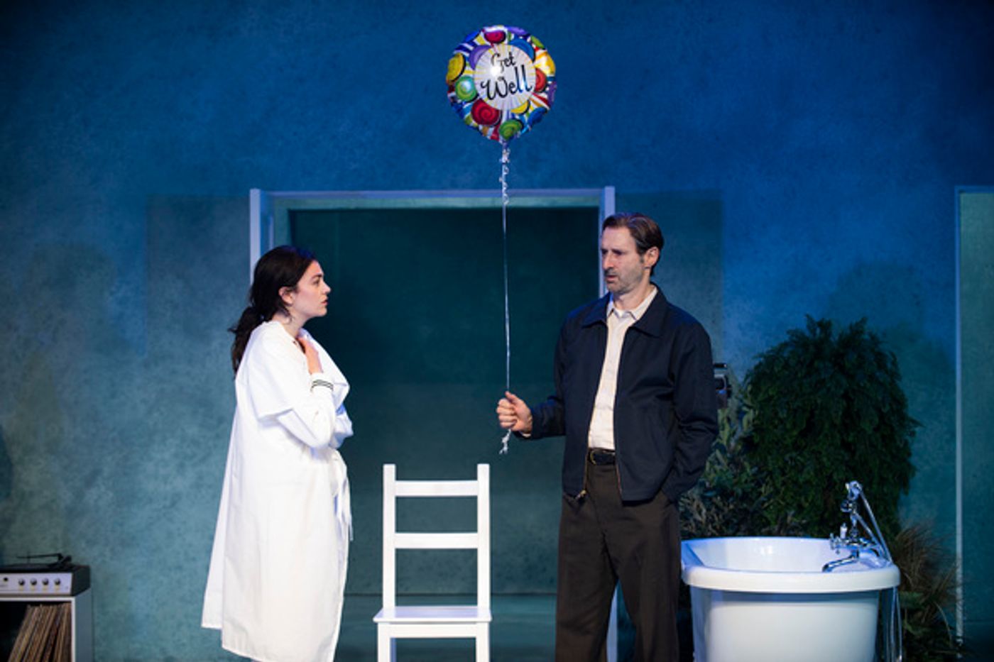 Photo Flash: Jason Babinsky, Carla Gugino and More in Atlantic Theater Company's ANATOMY OF A SUICIDE  Image