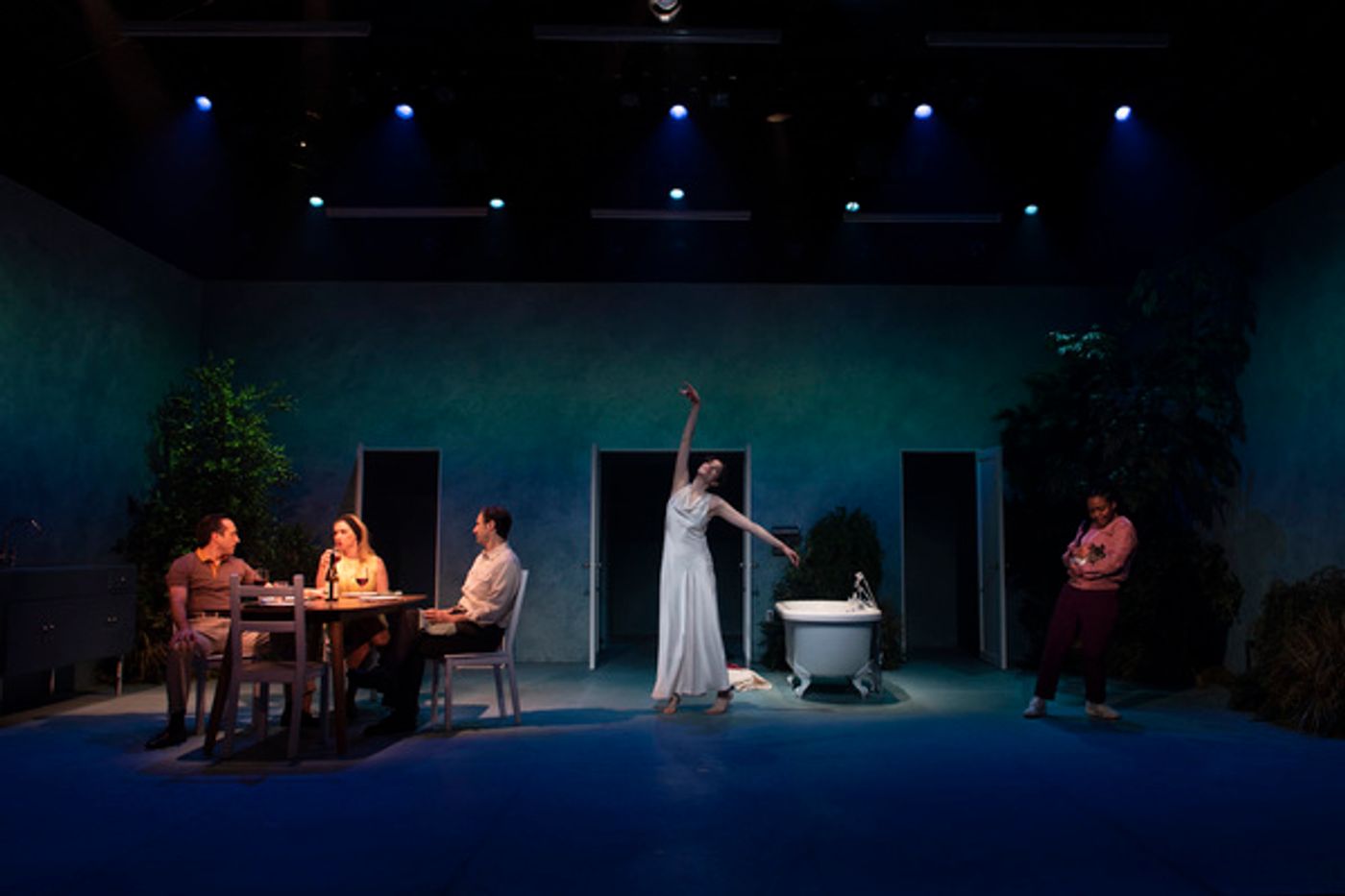 Photo Flash: Jason Babinsky, Carla Gugino and More in Atlantic Theater Company's ANATOMY OF A SUICIDE  Image