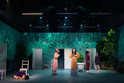 Carla Gugino, Jo Mei, Celeste Arias, Gabby Beans and Miriam Silverman Photo