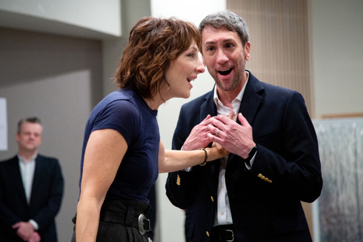 Carmen Cusack, Robert Sella at 
