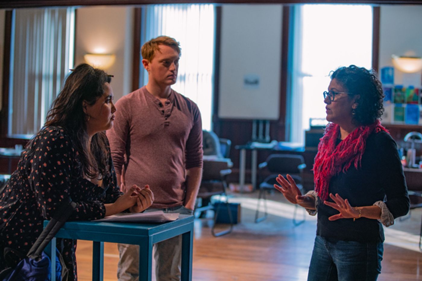 Photo Flash: Get a Sneak Peek Inside Rehearsals for I AM NOT YOUR PERFECT MEXICAN DAUGHTER  Image