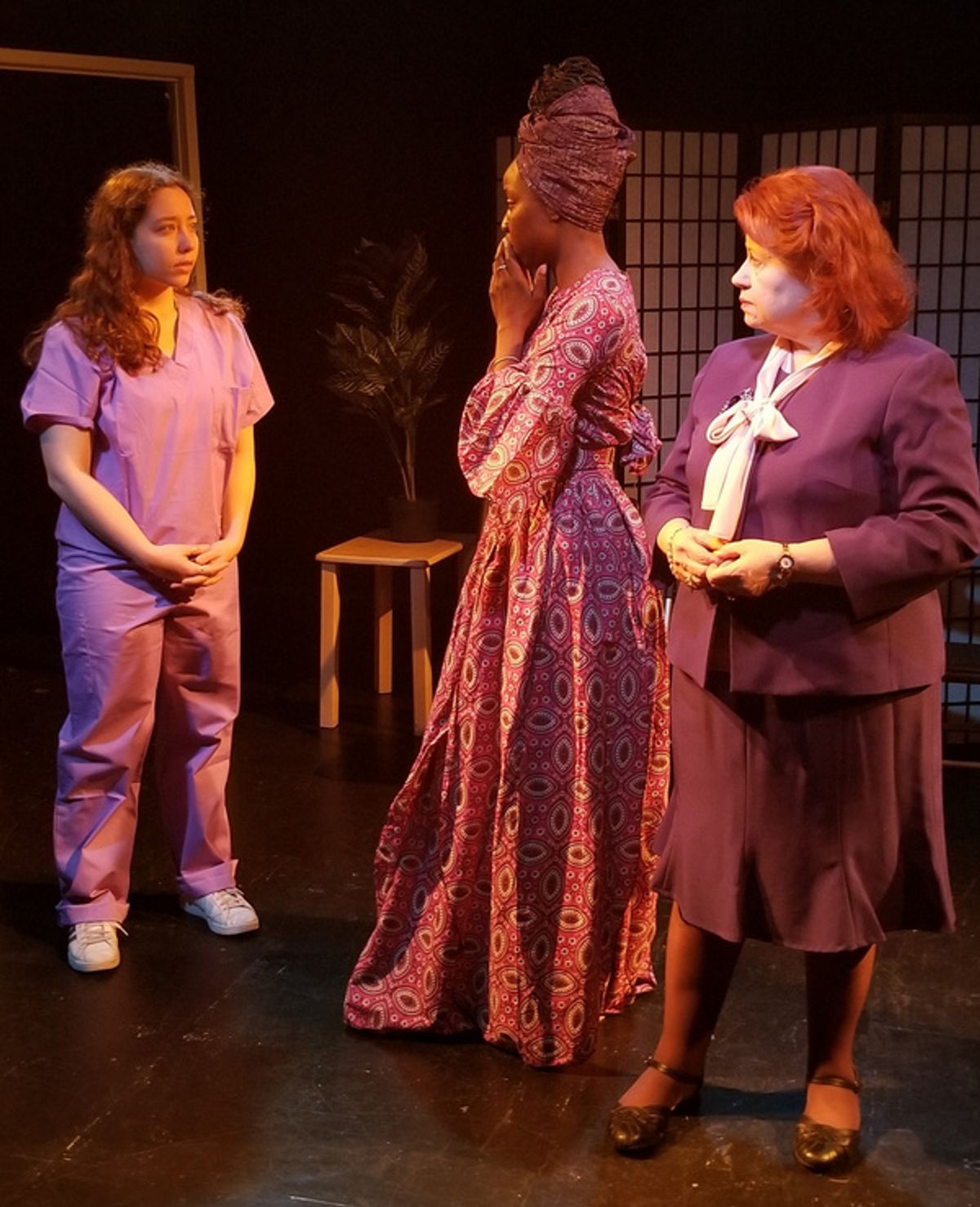 Emma Mueller, Esther Ayomide Akinsanya and Amy Losi at 