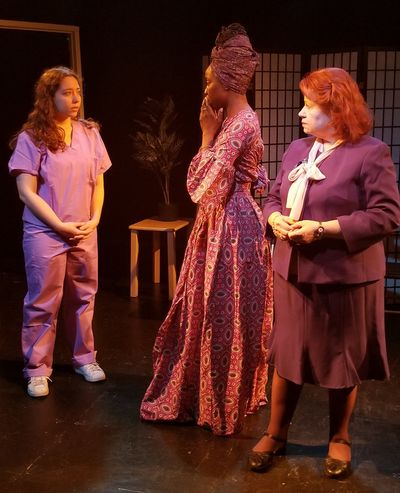 Emma Mueller, Esther Ayomide Akinsanya and Amy Losi Photo