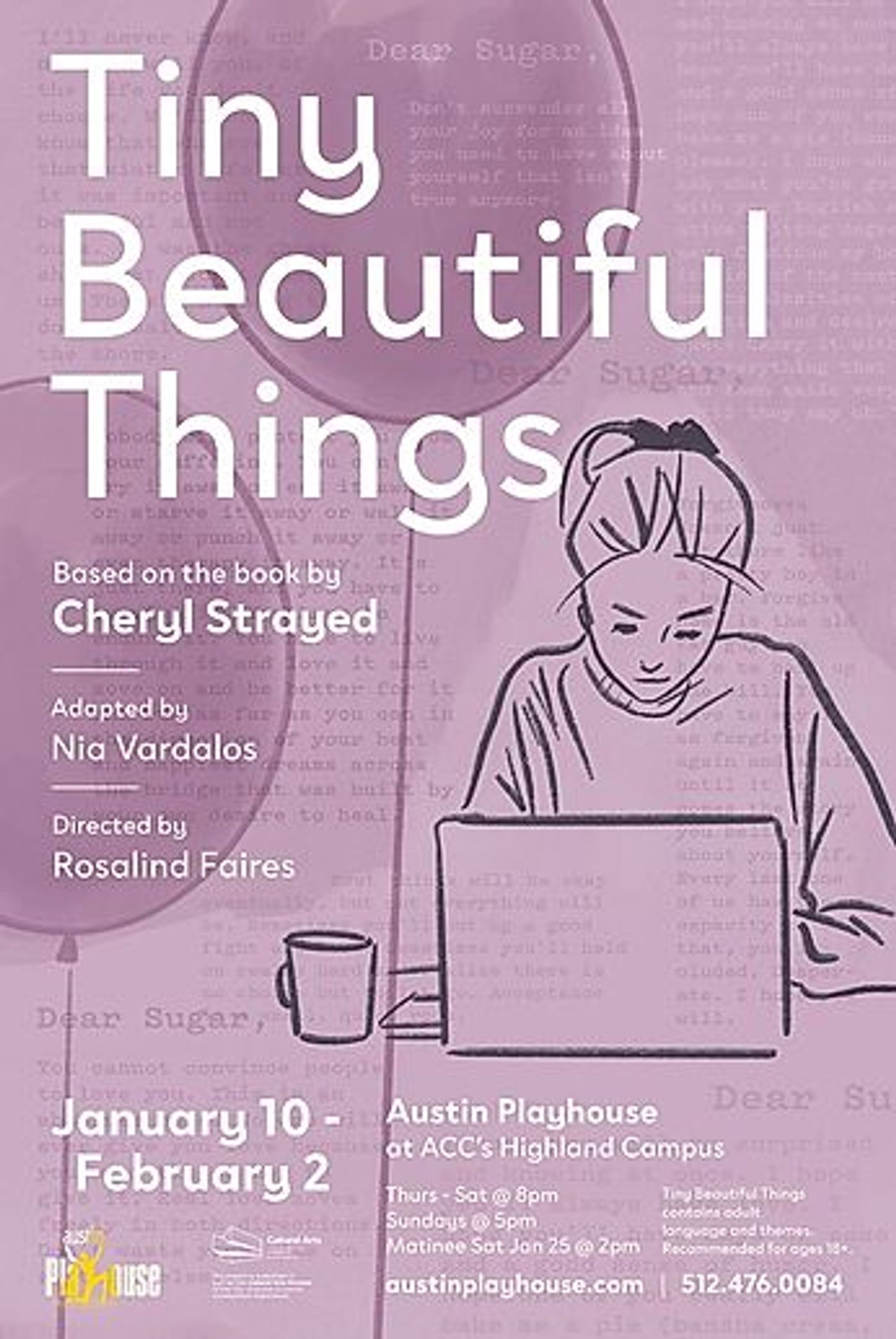 Review: TINY BEAUTIFUL THINGS at Austin Playhouse  Image