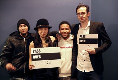 ''Pass Over'' Opening Night  Photo by Marilyn Lehren  From left to right: Malik Tory, Photo