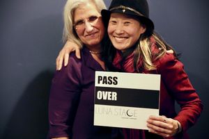 ''Pass Over'' Opening Night Photo by Marilyn Lehren From left to right: Liz Cesario (Production Manager), Susan Hyon (Director of Strategic Planning) @ BroadwayWorld ''Pass Over'' Opening Night Photo by Marilyn Lehren From left to right: Liz Cesario Photo