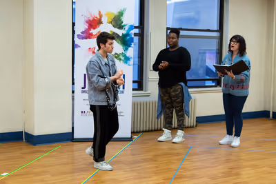 Noah Galvin, Alex Newell, Eden Espinosa Photo