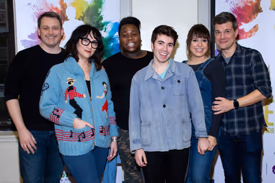 Michael Arden, Eden Espinosa, Alex Newell, Noah Galvin, Jessica Vosk, Stephen Oremus Photo