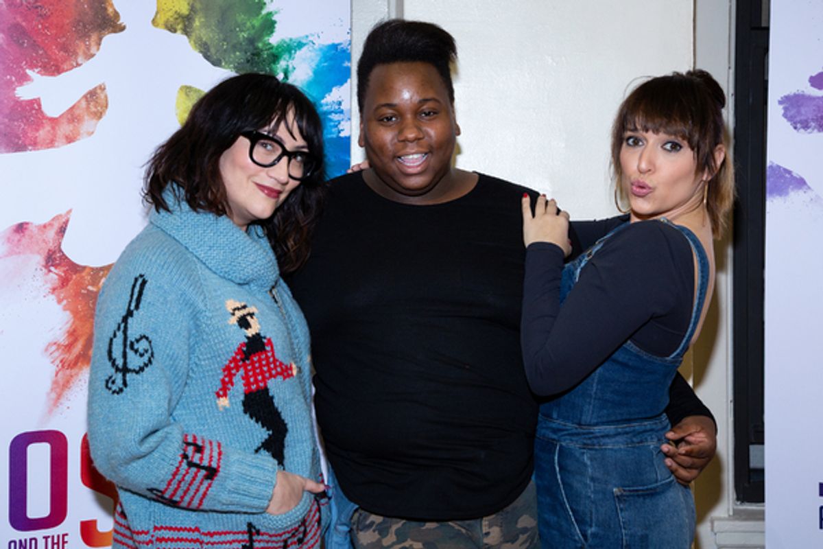 Eden Espinosa, Alex Newell, Jessica Vosk at 