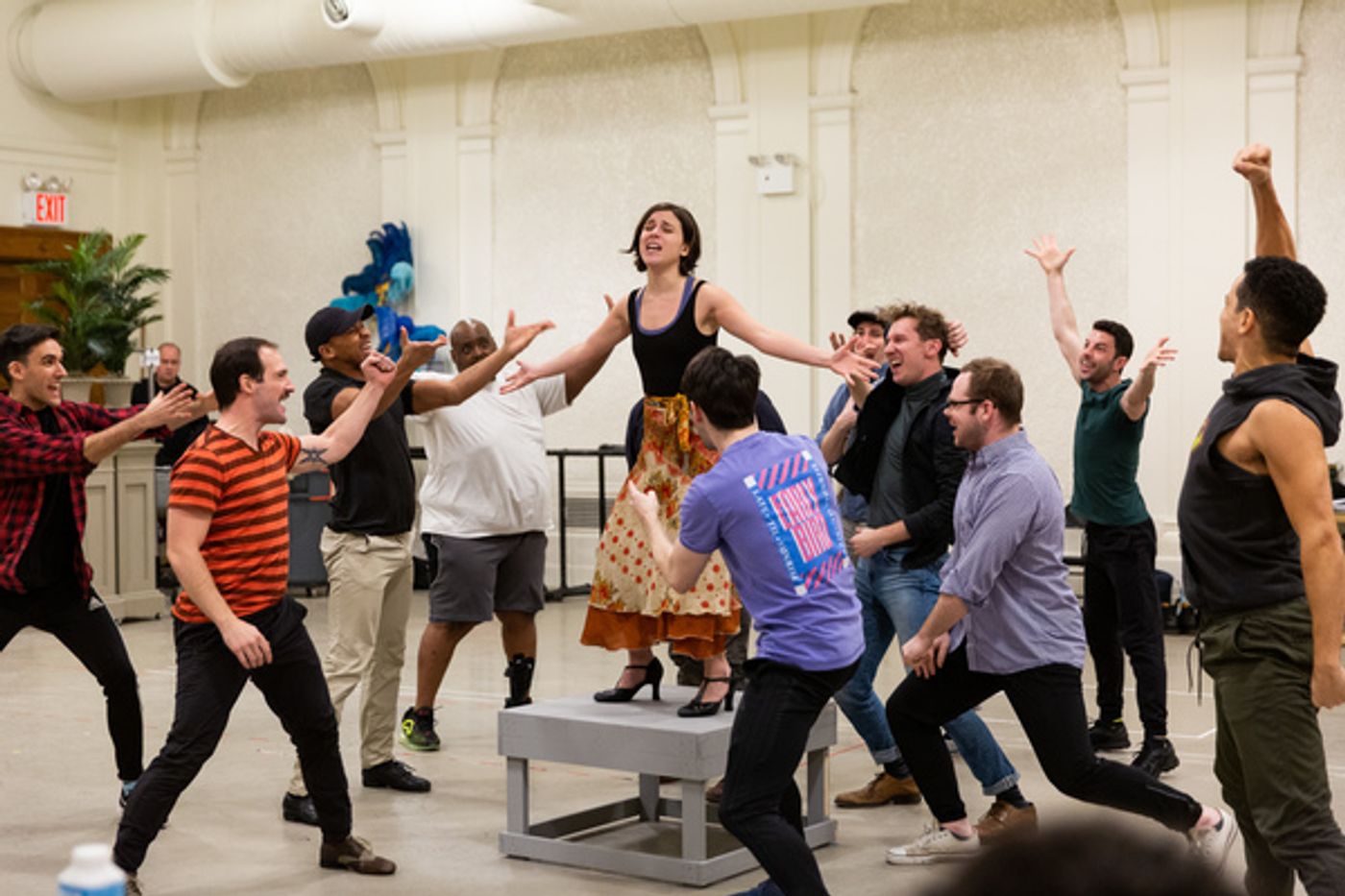 Photo Flash: In Rehearsals for Encores! MACK & MABEL  Image