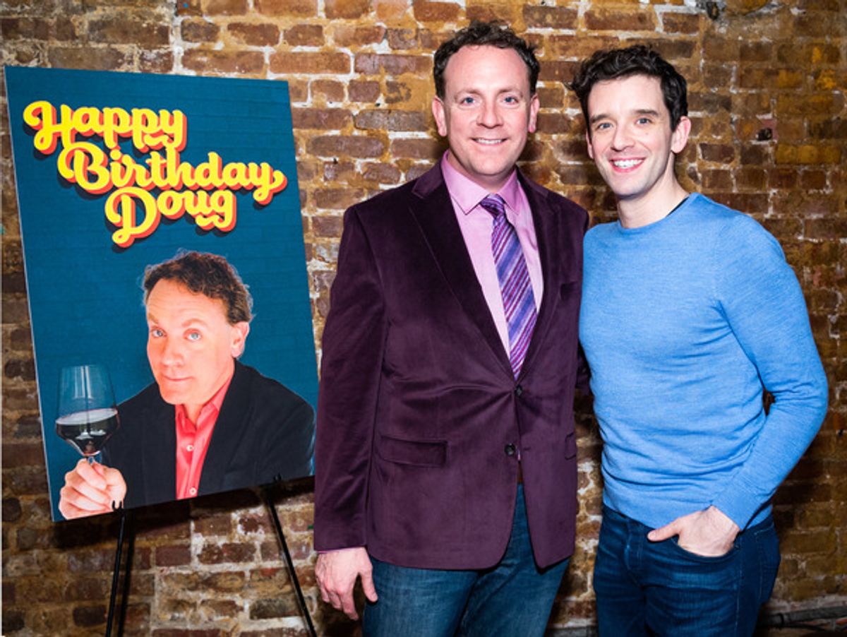 Drew Droege and Michael Urie at 