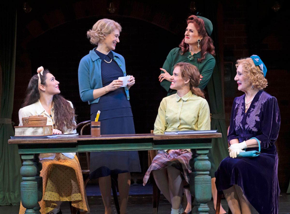 Jillian Cicalese, Madeleine Maby, Amber McNew, Tina Stafford, and Peggy Roeder at 