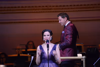 Mandy Gonzalez and Steven Reineke Photo