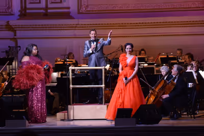 Alex Newell, Steven Reineke and Mandy Gonzalez Photo