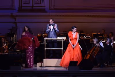 Alex Newell, Steven Reineke and Mandy Gonzalez Photo