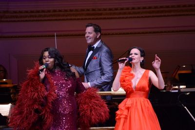 Alex Newell, Steven Reineke and Mandy Gonzalez Photo