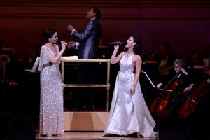 Mandy Gonzalez, Steven Reineke and Carrie Manolakos @ BroadwayWorld Mandy Gonzalez, Steven Reineke and Carrie Manolakos Photo