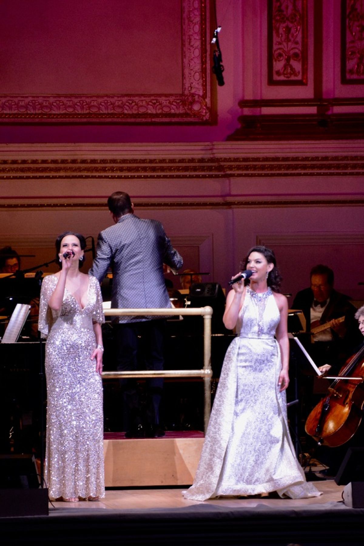 Mandy Gonzalez, Steven Reineke and Carrie Manolakos at 