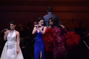 Carrie Manlakos, Mandy Gonzalez and Alex Newell @ BroadwayWorld Carrie Manlakos, Mandy Gonzalez and Alex Newell Photo