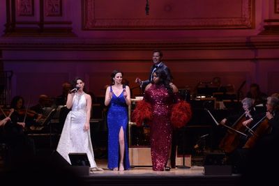 Carrie Manlakos, Mandy Gonzalez Steven Reineke and Alex Newell Photo