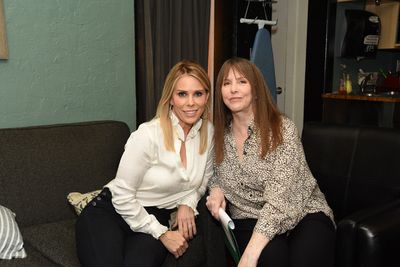 Cheryl Hines (l.), Laraine Newman. Celebrity Autobiography, Groundlings Theatre, West Photo