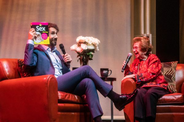 Josh Groban and Dr. Ruth Photo