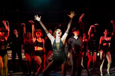 Kate Johnson (Velma Kelly) and the cast of Chicago at the Milburn Stone Theatre, runn Photo
